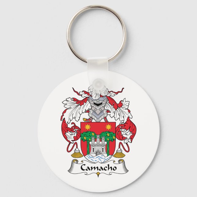 Camacho Family Crest Key Ring (Front)