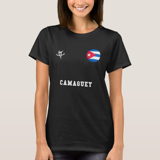 CAMAGUEY Cuba Vintage Sports T-Shirt (Front)