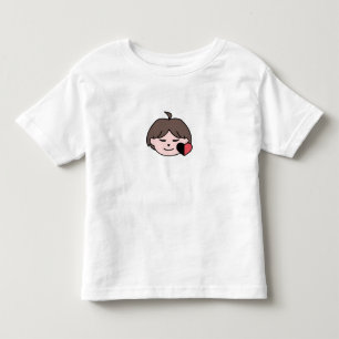 camaraderie cartoon face cute character love toddler T-Shirt