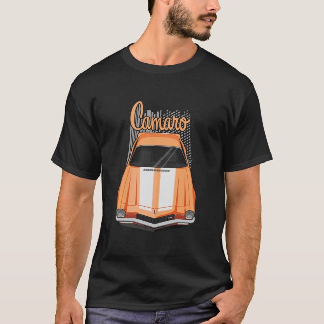 Camaro 2nd gen 1970 - orange  Essential  T-Shirt (Front)