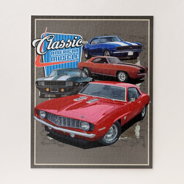 Camaro Car group Jigsaw Puzzle (Vertical)