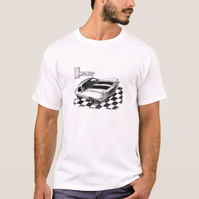 Camaro Muscle Car by K.A.R. Tease T-Shirt (Front)