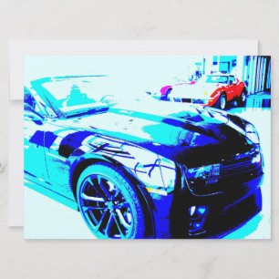 Camaro ZL1 on showroom floor Invitation