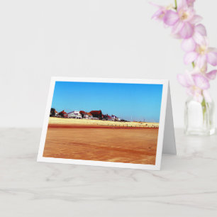 Camber Sands Beach, East Sussex, England Card