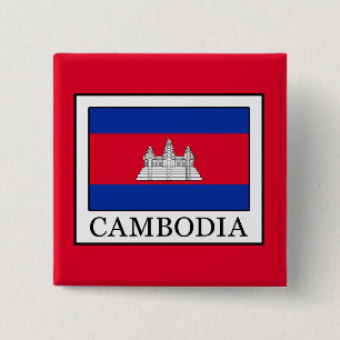 Cambodia 15 Cm Square Badge