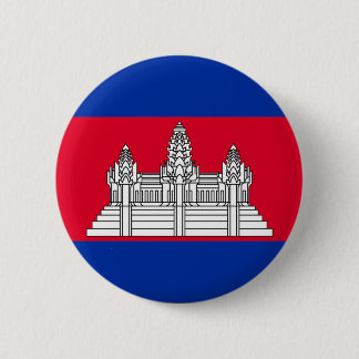 Cambodia 6 Cm Round Badge