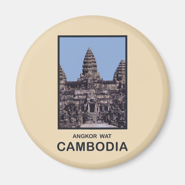Cambodia Angkor Wat Magnet (Front)