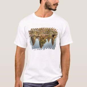 Cambodia, Angkor Wat. Reflection of temple T-Shirt