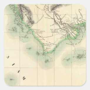 Cambodia, Asia 110 Square Sticker