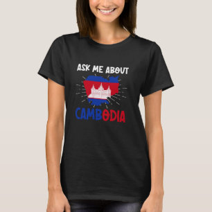 Cambodia Cambodian Flag T-Shirt