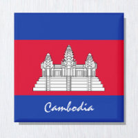 Cambodia flag & Asia holiday/sports fans