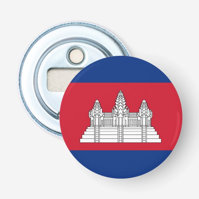 Cambodia flag bottle opener (Front)