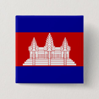 Cambodia Flag Button