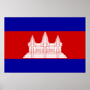 Cambodia Flag; Cambodian Poster