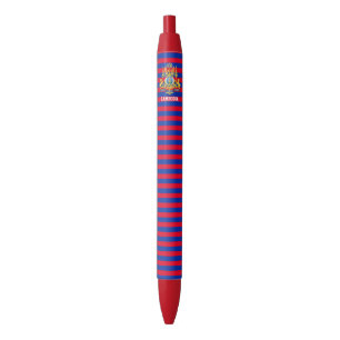 Cambodia Flag Cute Patriotic Black Ink Pen