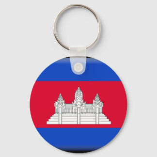Cambodia Flag Key Ring
