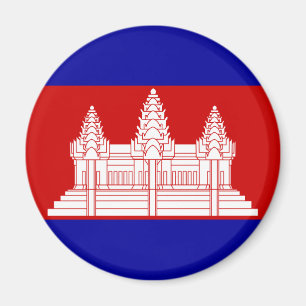 Cambodia Flag KH Magnet