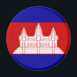 Cambodia Flag Magnet<br><div class="desc">Magnet with the Flag of the Kingdom of Cambodia.</div>