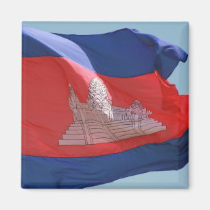 cambodia flag magnet