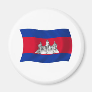 Cambodia Flag Magnet