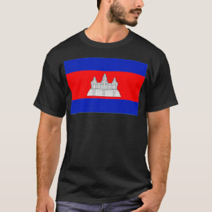 CAMBODIA FLAG PHNOM PENH ANGKOR WAT SIEM REAP T-Shirt