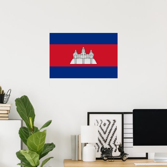 Cambodia flag poster (Home Office)