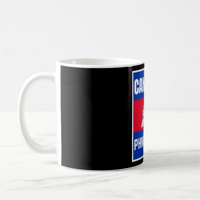 Cambodia Flag � Spirit of Australia Coffee Mug (Left)