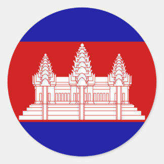 Cambodia Flag Sticker
