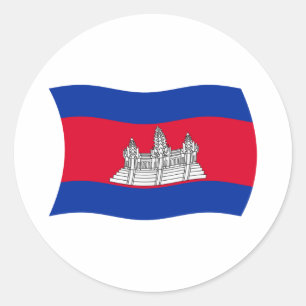 Cambodia Flag Sticker