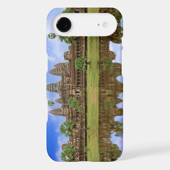 Cambodia, Kampuchea, Angkor Wat temple. Case-Mate iPhone Case (Back)