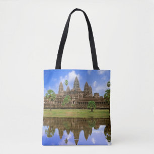 Cambodia, Kampuchea, Angkor Wat temple Tote Bag