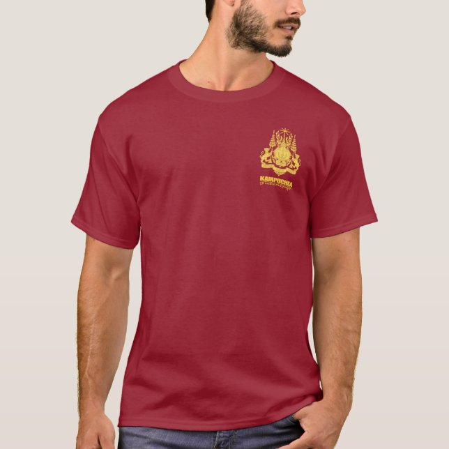 Cambodia (Kampuchea) COA T-Shirt (Front)