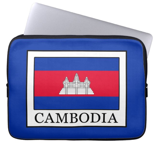 Cambodia Laptop Sleeve (Front)