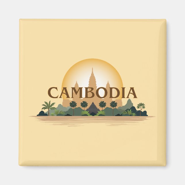 Cambodia Magnet (Front)