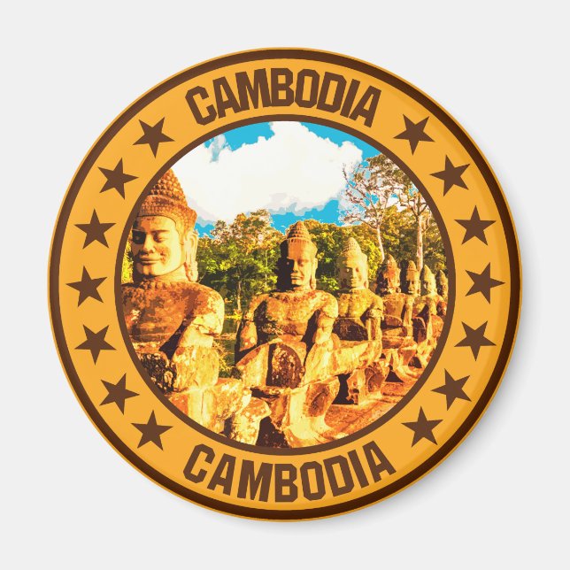 Cambodia                                           magnet (Front)