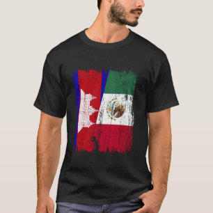 Cambodia Mexico Half Flag Cambodian Mexican Herita T-Shirt