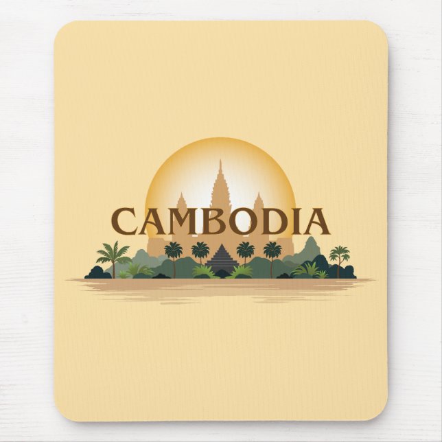 Cambodia Mouse Pad (Front)