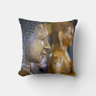 Cambodia, Phnom Penh. Buddha statues Cushion