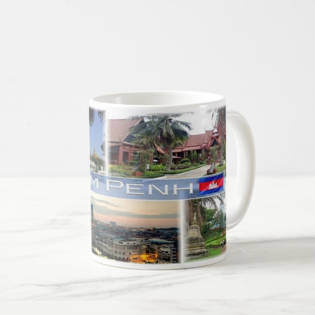Cambodia - Phnom Penh - Coffee Mug (Front Right)