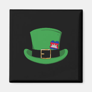 Cambodia Proud Cambodian Flag St. Patricks Day Lep Magnet