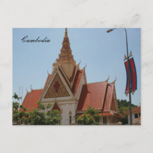 cambodia temple postcard