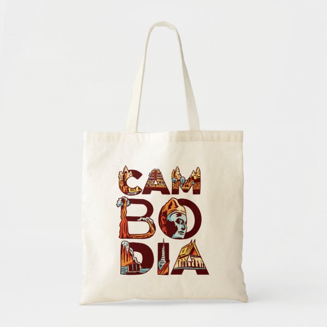 Cambodia Tote Bag (Front)