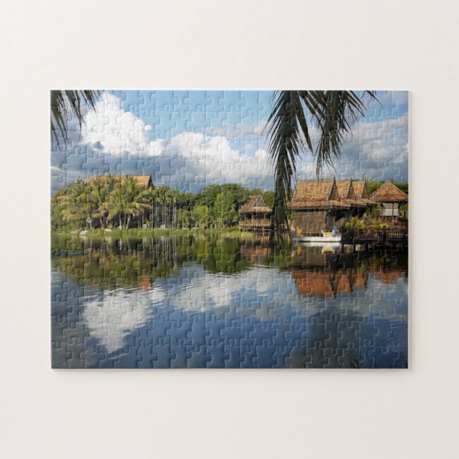 Cambodian Cultural Village Puzzle (Horizontal)
