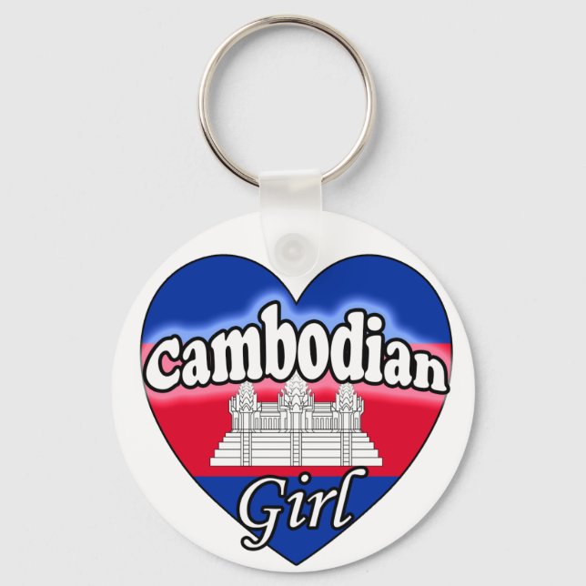 Cambodian Girl Key Ring (Front)