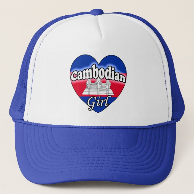 Cambodian Girl Trucker Hat (Front)