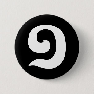 Cambodian Number 1 / One / ១ (Muəj) Khmer Langu 6 Cm Round Badge