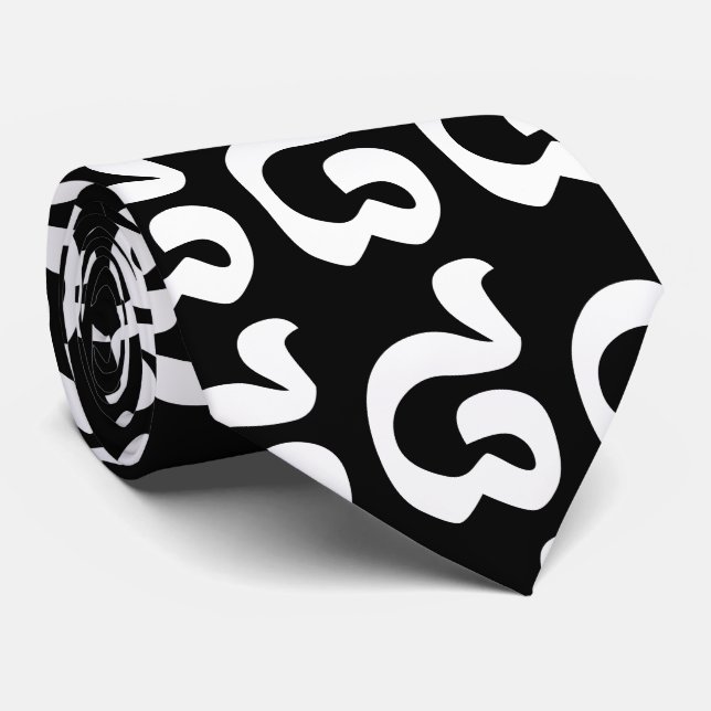 Cambodian Number 8 / Eight / ៨ (Pram Bei) Khmer Tie (Rolled)