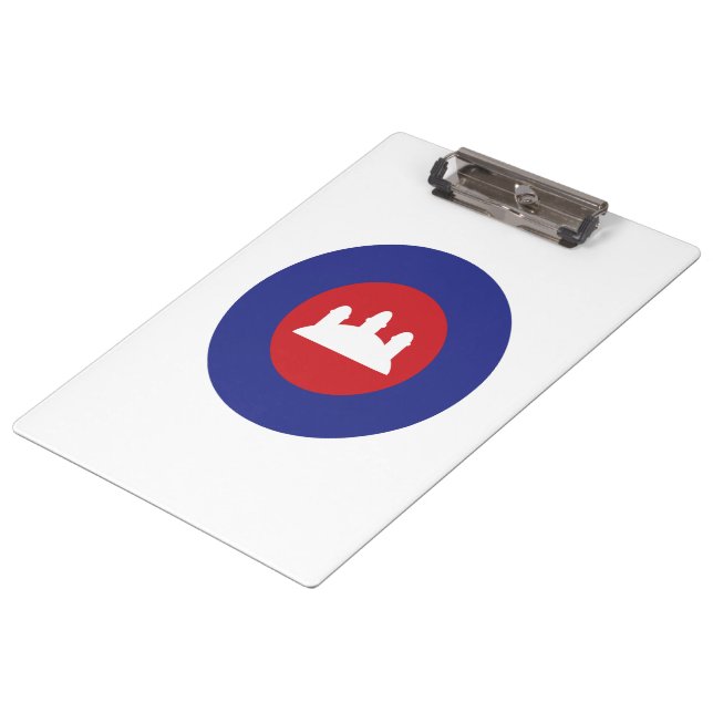 Cambodian Roundel Clipboard (Angled)