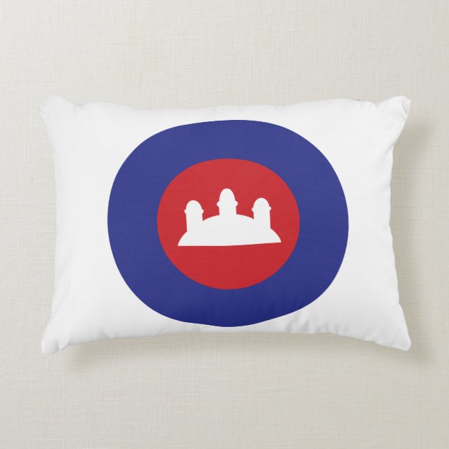 Cambodian Roundel Decorative Cushion (Front)