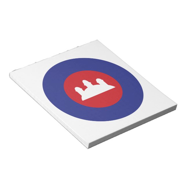 Cambodian Roundel Notepad (Angled)